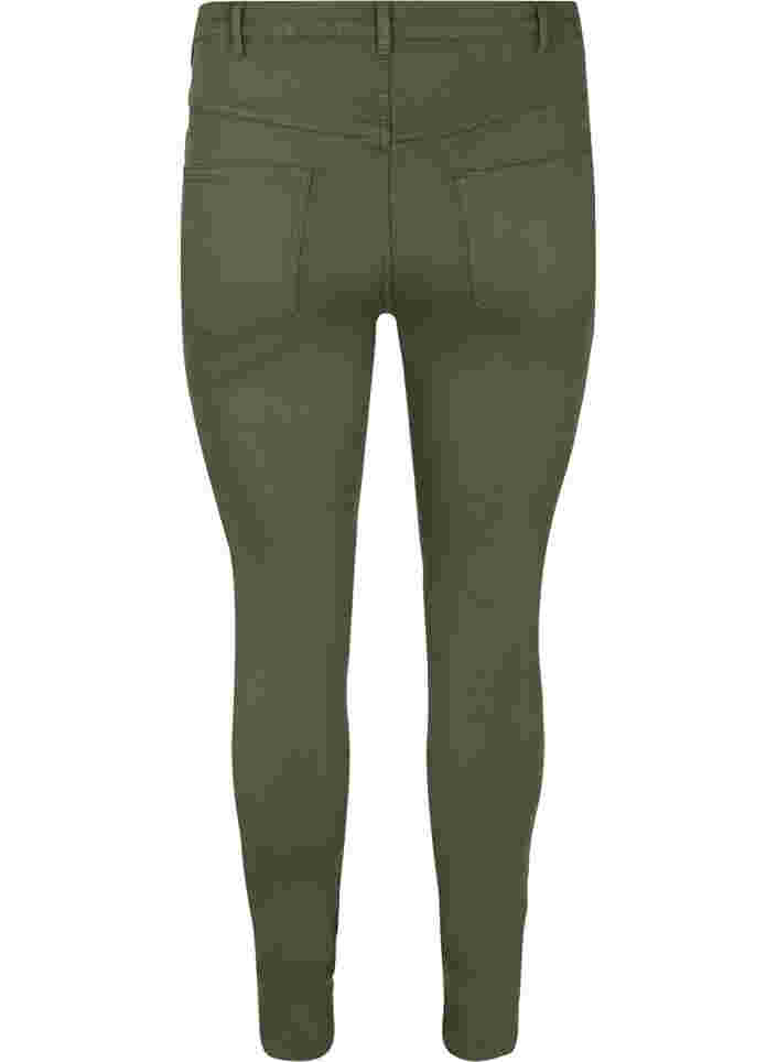 Super slim Amy jeans med høj talje, Forest Ngt, Packshot image number 1