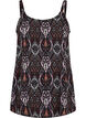 FLASH - Top med print, Black Rose Ethnic, Packshot image number 0