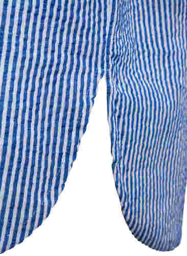 Stribet bomuldsskjorte med 3/4 ærmer, Surf the web Stripe, Packshot image number 3