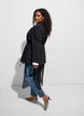 Blazer med aftageligt bindeb&aelig;lte, Sort, Model image number 2