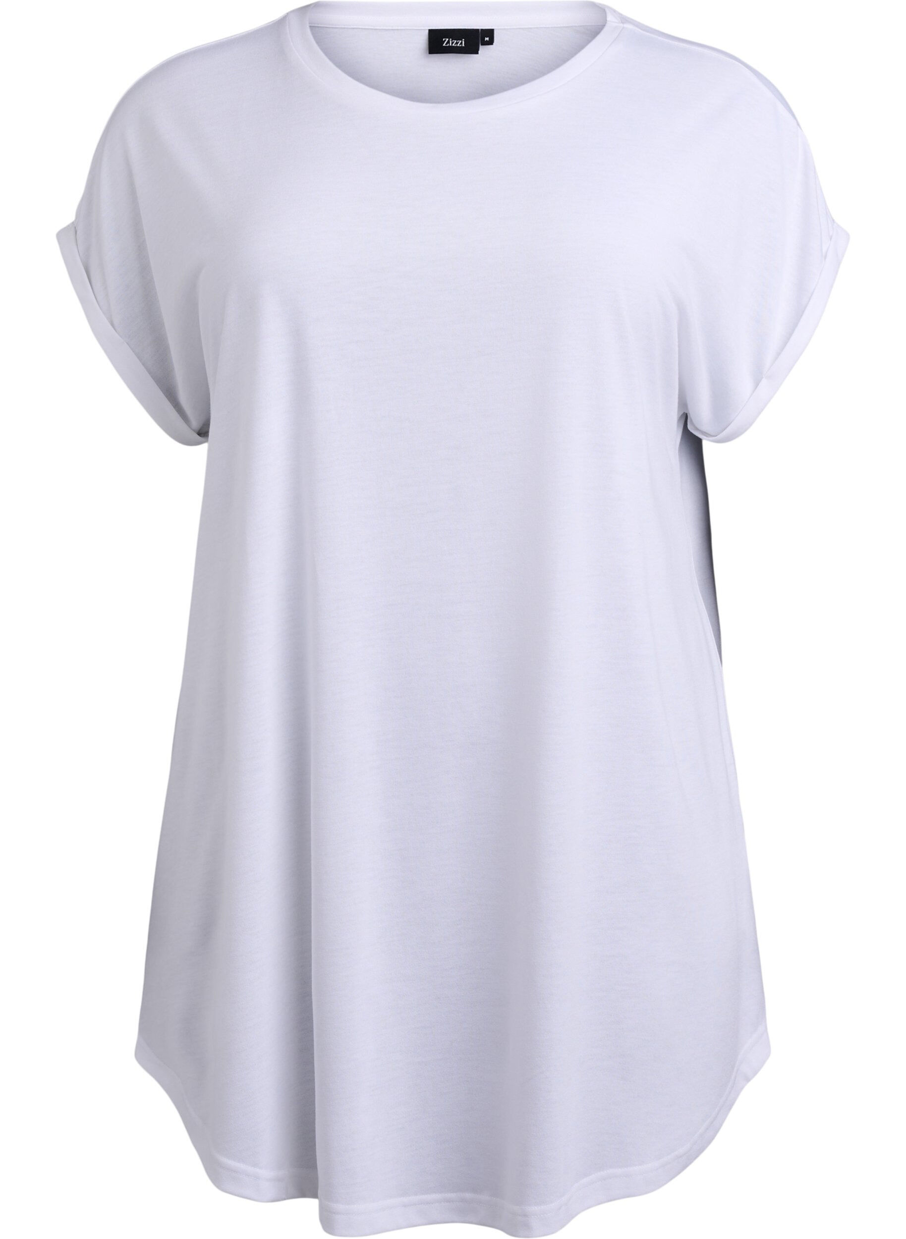 Kort&aelig;rmet natkjole med tekstprint