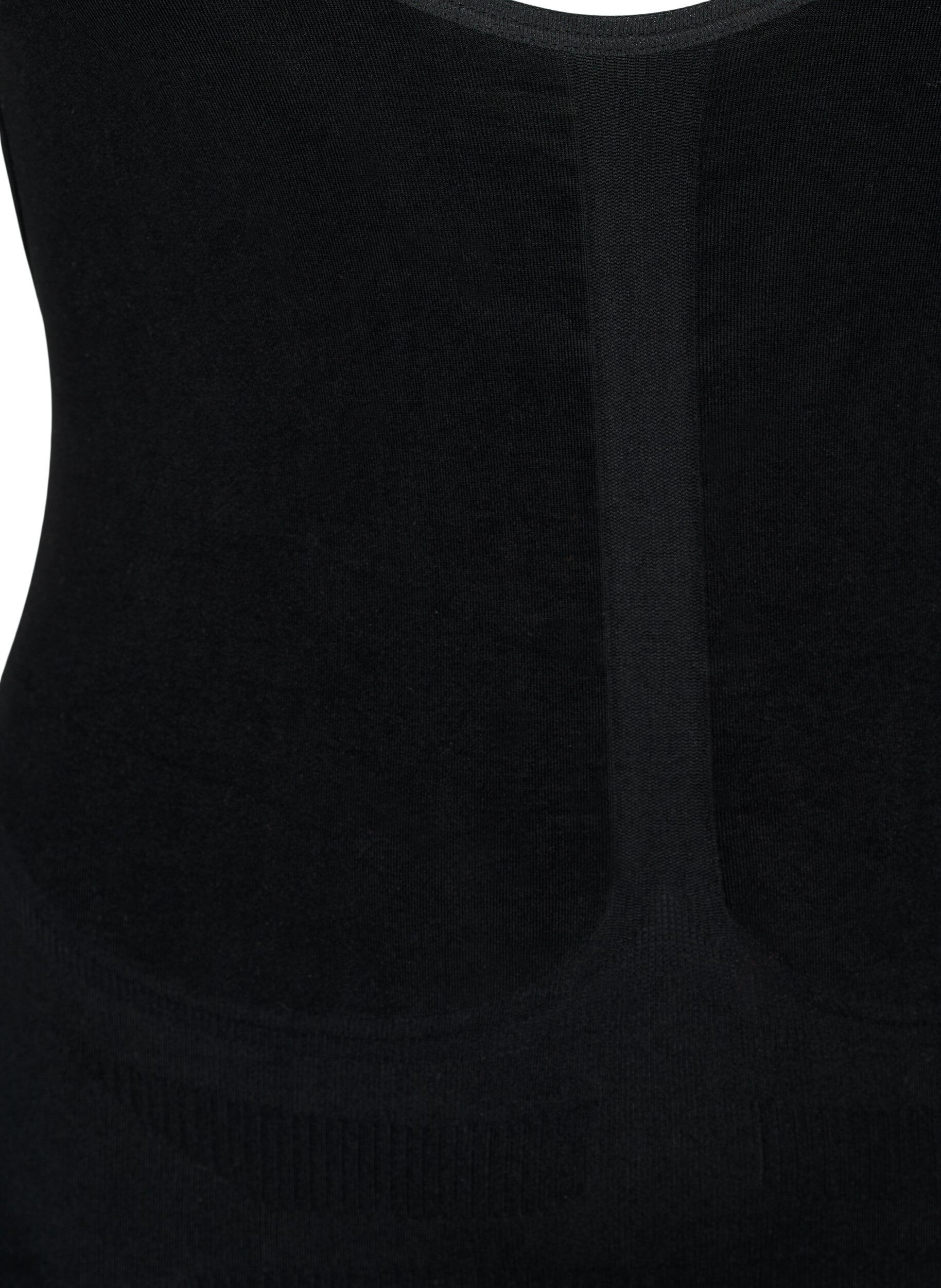 Zizzi Shapewear stroptop., Sort, Packshot image number 2