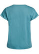 Kort&aelig;rmet t-shirt i bomuldsblanding, Bl&aring;, Packshot image number 1