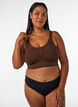 Seamless bh top, Brun, Model image number 1