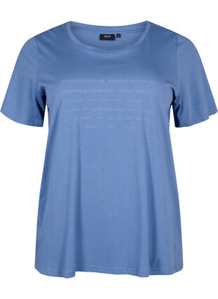 T-shirt med tekst motiv, Moonlight B. W.Navy, Packshot image number 0