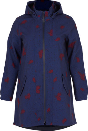 Softshell jakke med hætte, Medieval B. comb, Packshot image number 0