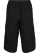Løse culotte bukser i bomuld, Black, Packshot image number 1