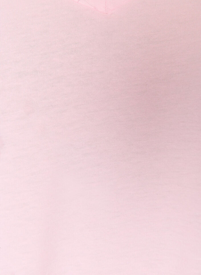 Kort&aelig;rmet t-shirt med v-udsk&aelig;ring, Lyser&oslash;d, Packshot image number 2