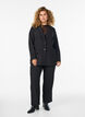 Blazer med lommer og slids, Sort, Model image number 1