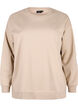 Sweatshirt med rund hals, Simply Taupe, Packshot image number 0