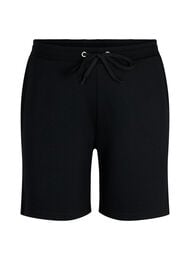 Shorts i modal-mix med lommer, Sort