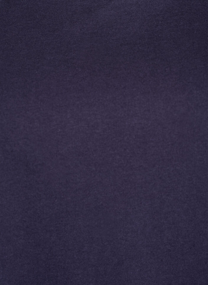 T-shirt med broderi anglaise &aelig;rmer, Bl&aring;, Packshot image number 2