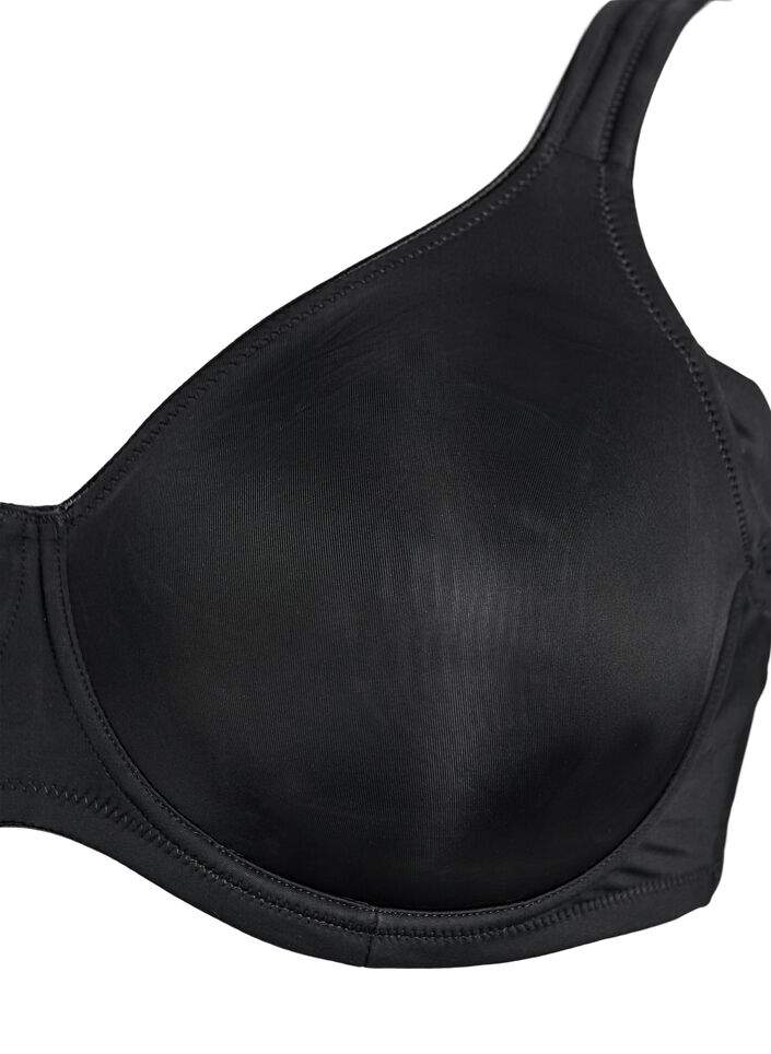 Komfort-bh med b&oslash;jle og formst&oslash;bte sk&aring;le, Sort, Packshot image number 2