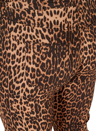 Højtaljede Amy jeans med leopardprint, Leopard, Packshot image number 3