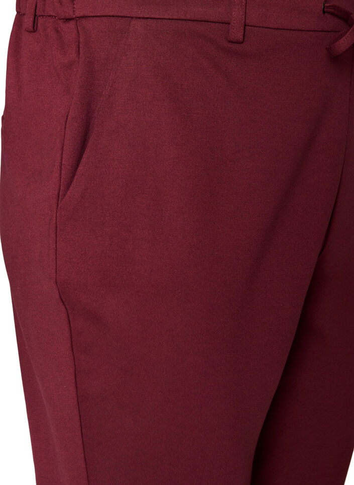 Cropped Maddison bukser, R&oslash;d, Packshot image number 2