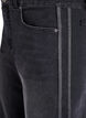 Wide fit jeans med lodrette denimdetaljer, Gr&aring;, Packshot image number 2