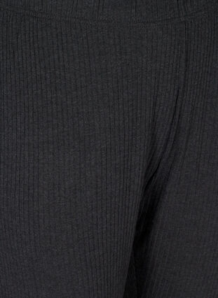 Løse bukser i ribkvalitet, Dark Grey Melange, Packshot image number 2