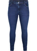 Super slim Amy jeans med nitter, Dark blue, Packshot image number 0
