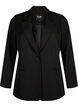 FLASH - Enkel blazer med knap, Sort, Packshot image number 0