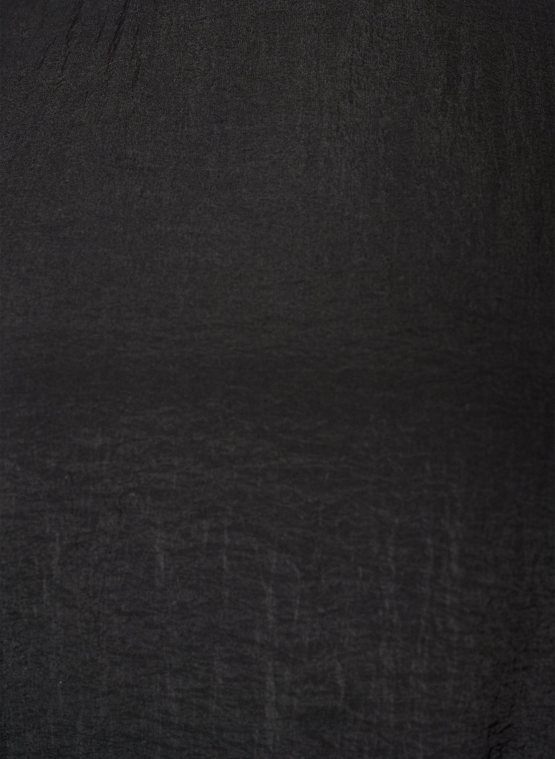 ZizziAnkellang kjole med vinge&aelig;rmer og bindeb&aring;nd, Sort, Packshot image number 2