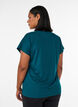L&oslash;s tr&aelig;nings t-shirt med v-hals, Gr&oslash;n, Model image number 2