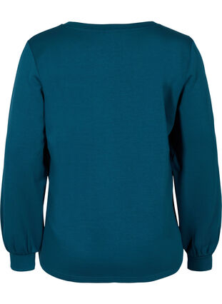 Sweatshirt med rund hals og lange ærmer, Reflecting Pond, Packshot image number 1