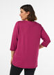 Tr&aelig;ningsbluse med 3/4 &aelig;rmer, Lyser&oslash;d, Model image number 2