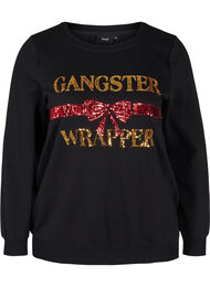 Jule sweatshirt , Black Wrapper 