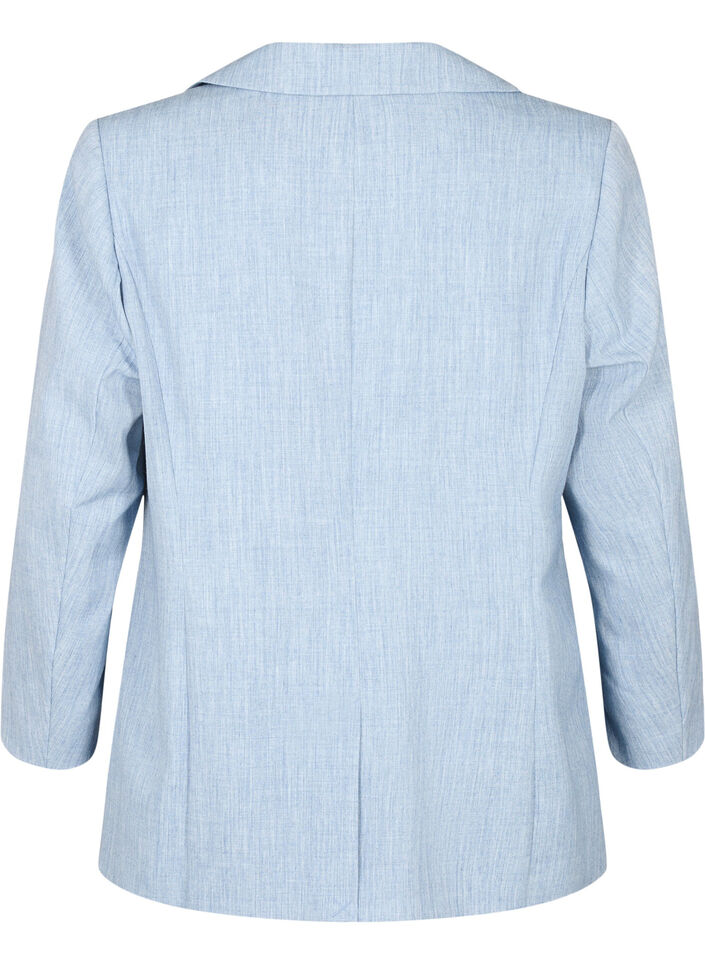 Meleret blazer med knaplukning, Infinity , Packshot image number 1