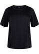 T-shirt i modalmix, Sort, Packshot image number 0
