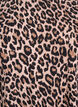 Lang&aelig;rmet bluse med leopardprint, Brun, Packshot image number 2