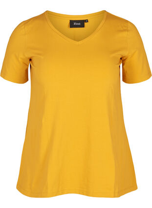 Basis t-shirt, Mineral Yellow, Packshot image number 0