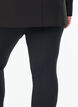 Leggings med regulær talje og mønster, Sort, Model image number 3