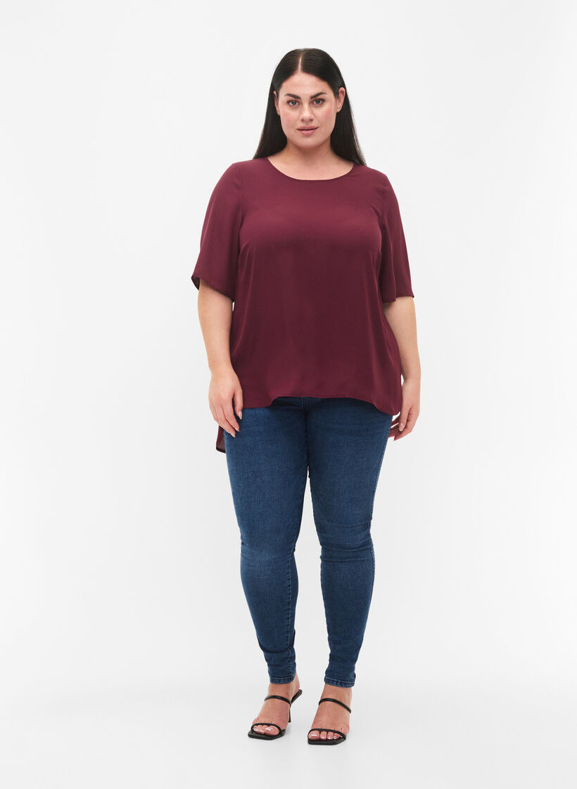 Bluse med kryds p&aring; ryggen, Port Royal, Model image number 2