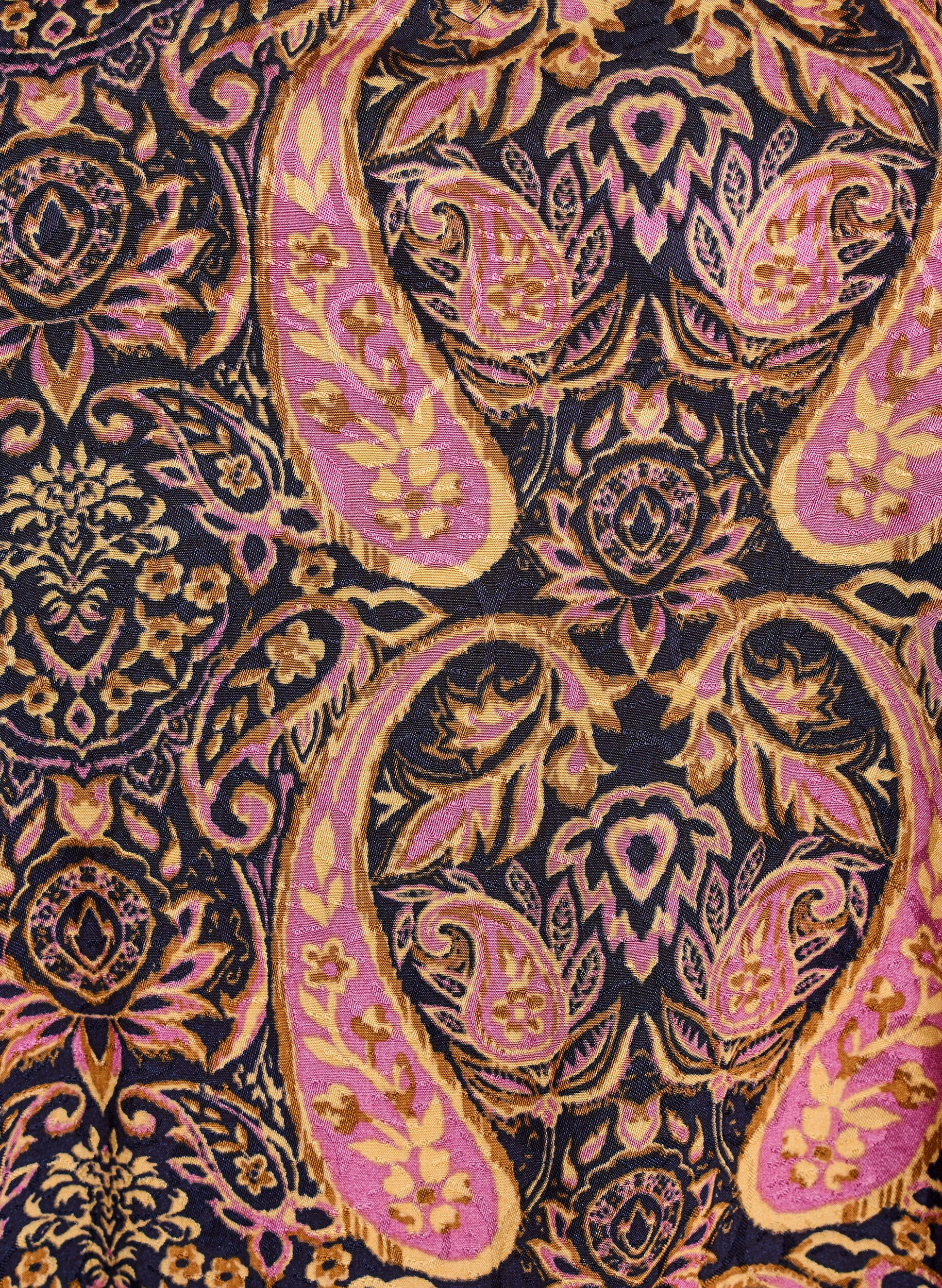 Zizzi Kort kjole med paisleyprint og A-form, Bl&aring;, Packshot image number 2