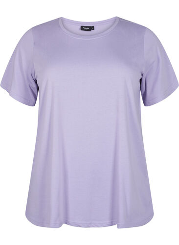 FLASH - T-shirt med rund hals, Lavender, Packshot image number 0