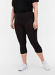 Basis 3/4 leggings med rynkedetalje , Black, Model image number 2