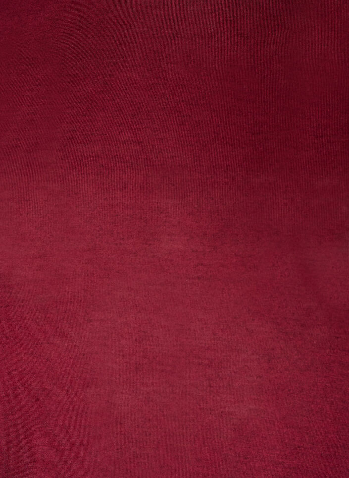 Lang&aelig;rmet bluse i uld og viskose, R&oslash;d, Packshot image number 2