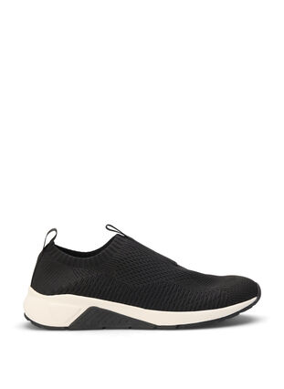 Wide fit slip on sneaker, Black, Packshot image number 0