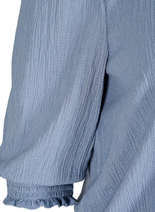 Bluse med smock og 3/4 ærmer, Infinity , Packshot image number 2