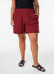 L&oslash;se shorts med lommer, M&oslash;rk Bordeaux, Model image number 3