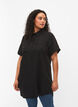 Kortærmet tunika i lyocell (TENCEL™), Black, Model image number 0