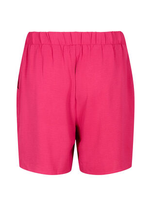 Shorts med lommer og elastik i taljen, Pink Peacock, Packshot image number 1