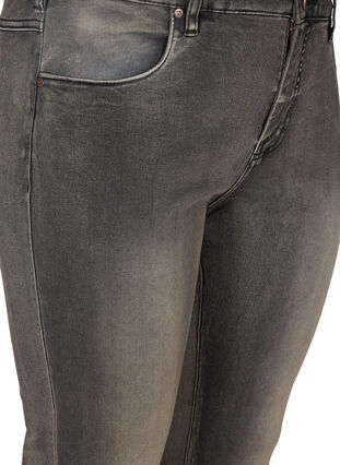 Slim fit Emily jeans med normal talje, Dark Grey Denim, Packshot image number 2