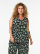 Culottebukser med print, Sort, Model image number 0