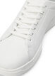 Wide fit - Læder sneakers, White, Packshot image number 2