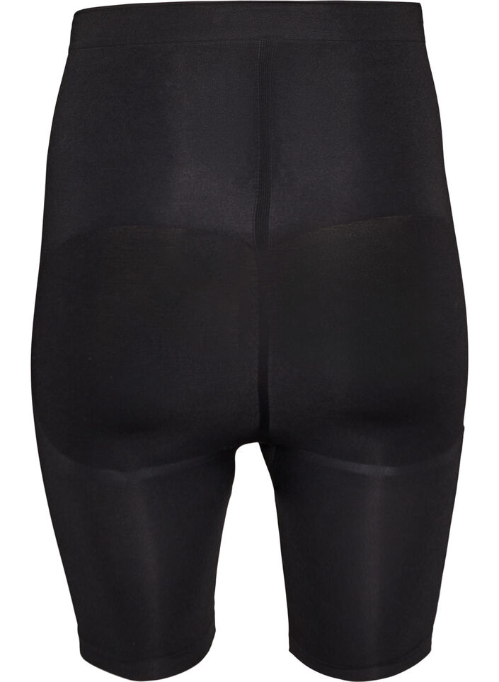 Shapewear shorts med medium support og h&oslash;j talje, Sort, Packshot image number 1