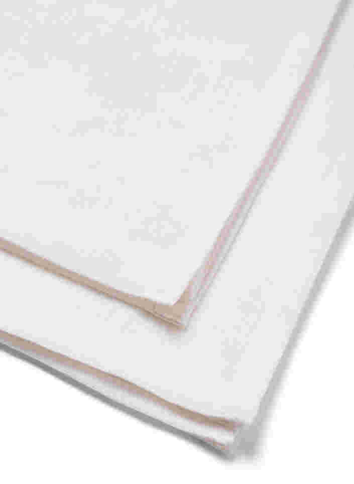 2-pak serviet i bomuld, White Alyssum, Packshot image number 2