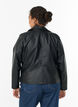 Bikerjakke i imiteret l&aelig;der , Sort, Model image number 2