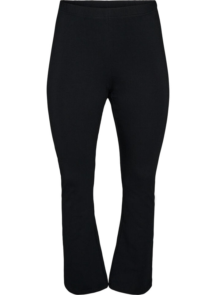 Jerseybukser med svaj, Sort, Packshot image number 0